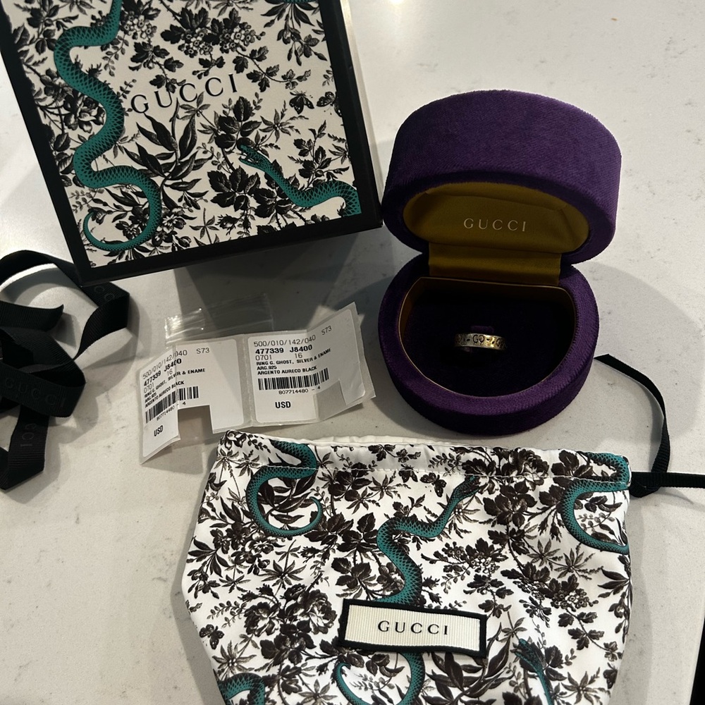 Gucci Silver Ghost Ring